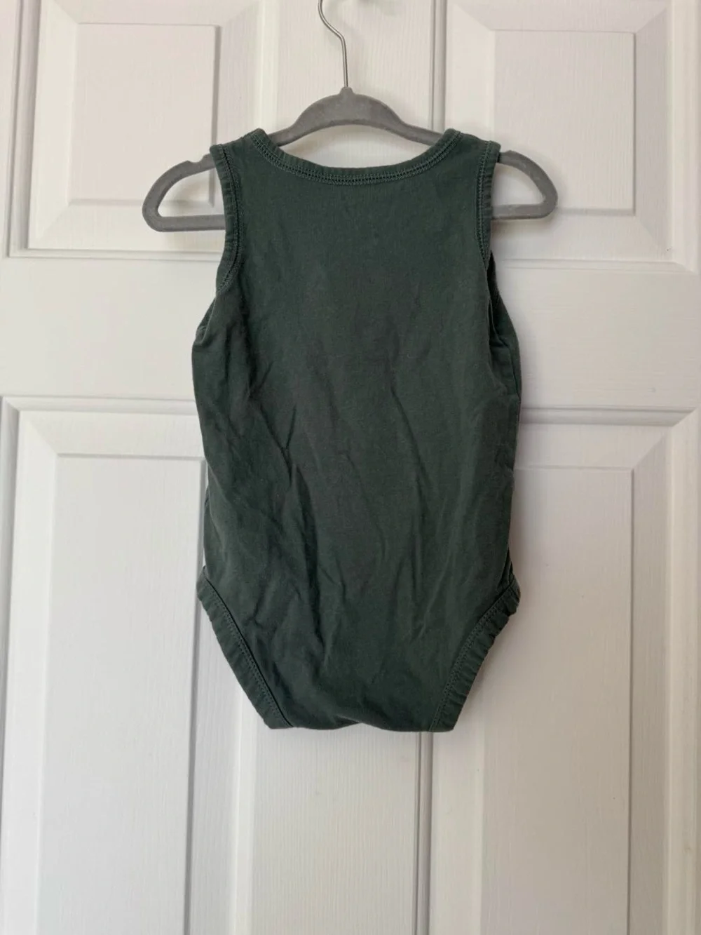 Carter's Dark Green Baby One-Piece with Orange Octopus Graphic